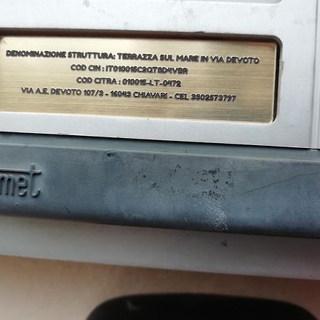Terrazza Sul Mare In Via Devoto Apartment Киавари Екстериор снимка